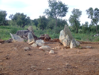 Estrutura funerária.